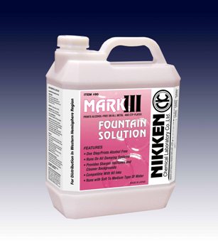 (image for) 80-G Nikken Mark III Fountain Solution FOR LARGE PRESSES 1/gal